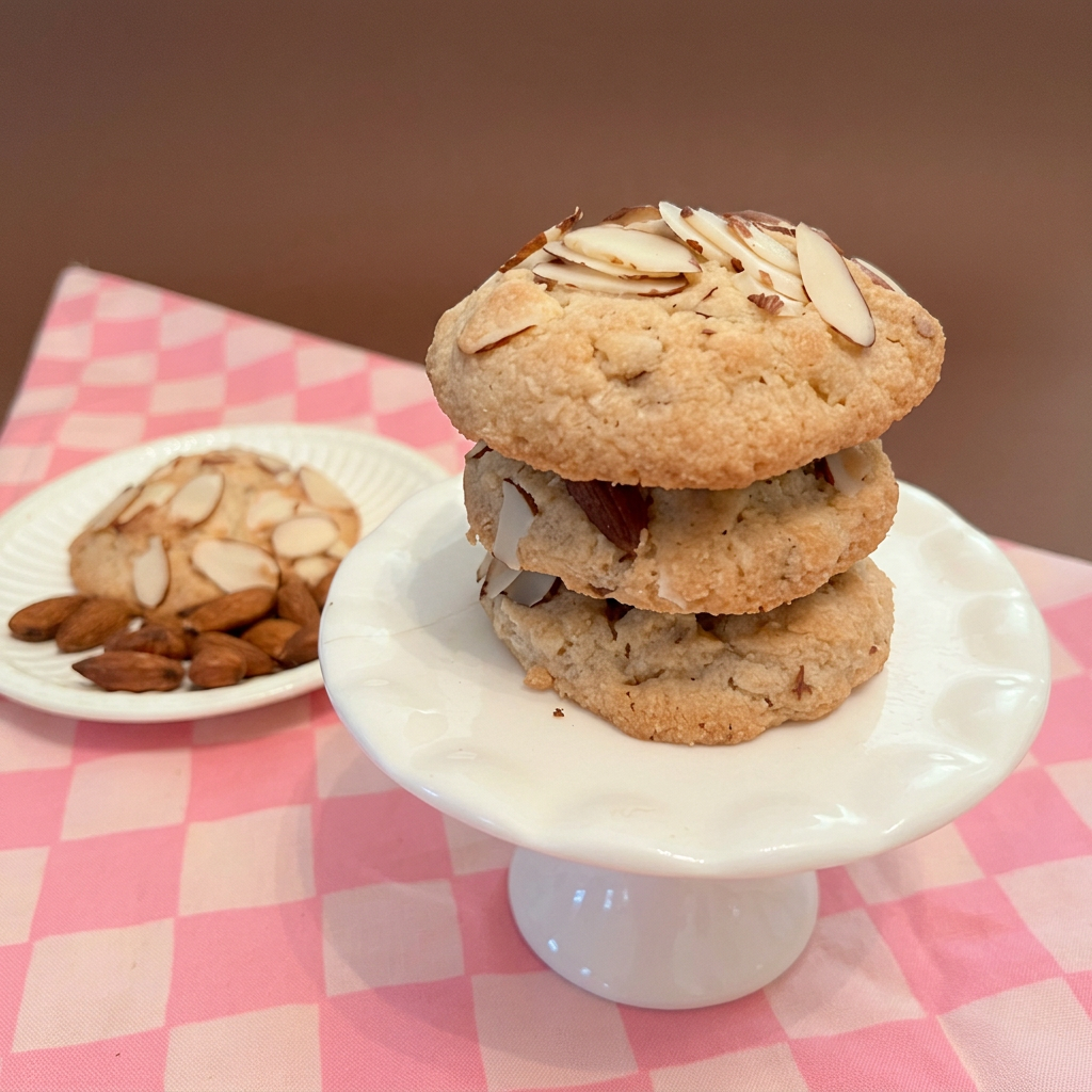 Polished Almond Deeelight Cookie stack